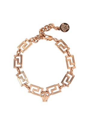 VERSACE: Bracciali e Braccialetti - Bracciale con motivo Greca