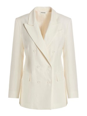 【送料&関税込】Khaite Balton Double-breasted Blazer KHAITE The Balton double-breasted Blazer | Blue | FARFETCH BN