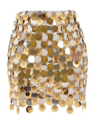 PACO RABANNE: mini skirts - Sparkle skirt