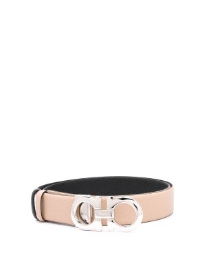 FERRAGAMO: Cinturones - Cinturón - Beis