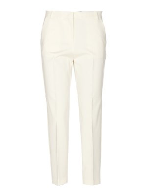 Pinko: Pantalones casual - Pantalón Casual - Blanco