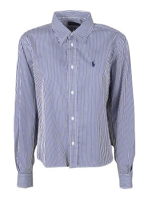 Tシャツ・カットソー ERMANNO SCERVINO Blue poplin oversize shirt D462K746RTZD-94037-01_x3000.