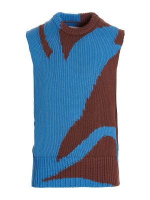 JIL SANDER: vests - Colorblock vest