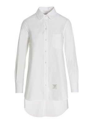 THOM BROWNE: shirts - Open back shirt