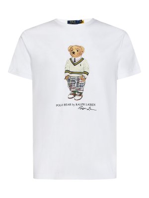 POLO RALPH LAUREN: t-shirts - Logo printed cotton T-shirt