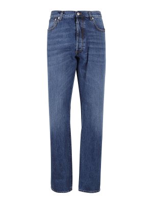 ALEXANDER MCQUEEN: Straight Leg Jeans - Straight Leg Jeans - Blau