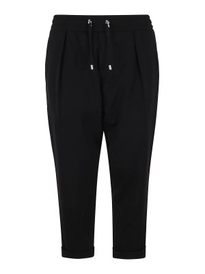 Balmain: casual trousers - Wide leg Trousers with drawstrings