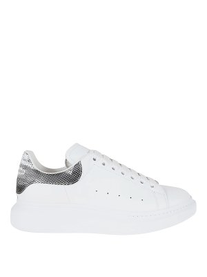 ALEXANDER MCQUEEN: sneakers - Sneakers in pelle bianca