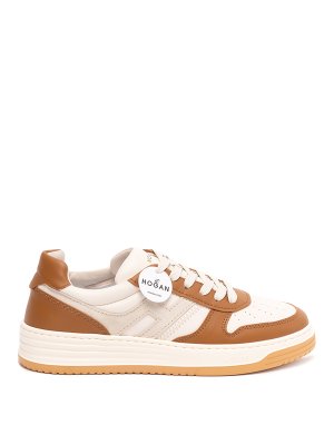 HOGAN: trainers - H630 sneakers in leather with logo