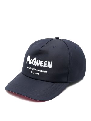 ALEXANDER MCQUEEN: Hüte - Hut - Blau