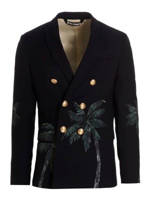 ジャケット BLAZER WITH LOGO BUTTONS Dolce & Gabbana Filigree logo embroidery blazer