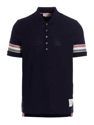 THOM BROWNE: polo shirts - Rwb polo shirt