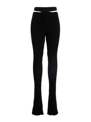 ANDREĀDAMO: カジュアルトラウザー - カジュアルパンツ - 黒