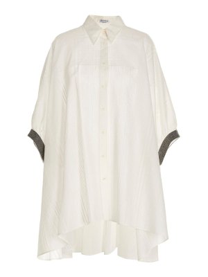 BRUNELLO CUCINELLI: shirts - Monile texture shirt