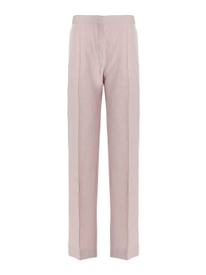 JIL SANDER: カジュアルトラウザー - カジュアルパンツ - ピンク