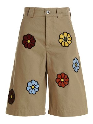 ★Ganni★ Butterfly Logo Denim Shorts Denim J1182630 J118263 GANNI Butterfly Denim Shorts | Blue | FARFETCH
