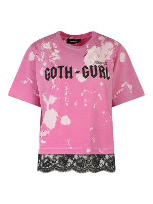 DSQUARED2: T-shirts - T-Shirt - Rose
