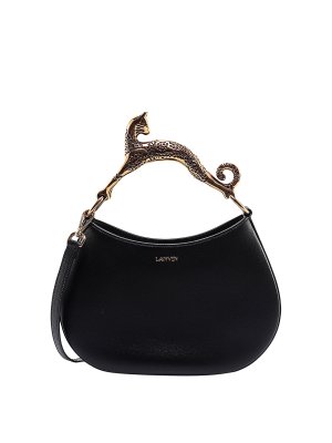 LANVIN: ショルダーバッグ - ショルダーバッグ - 黒