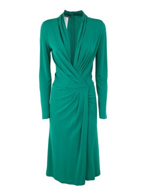 ALBERTA FERRETTI: maxi dresses - Wrap midi dress