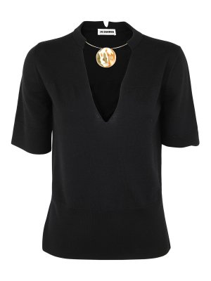 JIL SANDER: T-shirts - T-Shirt - Noir