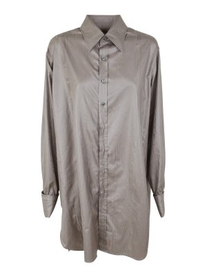 Tシャツ・カットソー JEJIA SS23 'Asymmetric'' shirt (JDPS23SH13012 1484) Jejia Asymmetric cotton shirt with button | JDPS23SH130121484