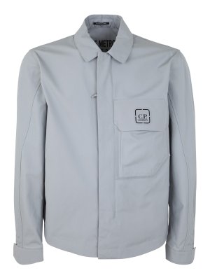 Dsquared2 Shirt styled nylon jacket with front logo Dsquared2 Shirt styled nylon jacket with front logo