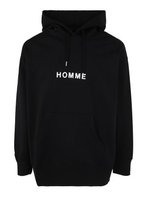 COMME DES GARÇONS HOMMES PLUS: Felpe e maglie - Felpa con cappuccio in cotone con logo