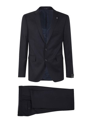 Dolce & Gabbana Wool and silk navy blue Martini suit