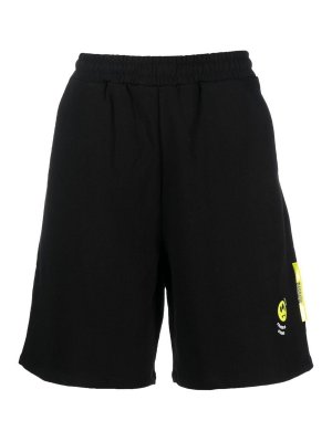 Purple Brand Bermuda P021 shorts with frayed hem - Men