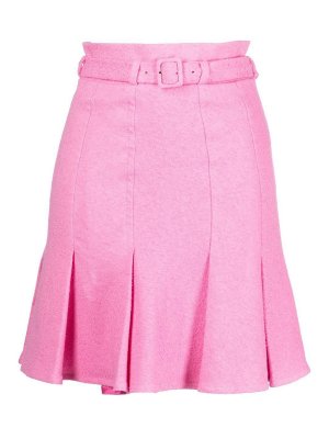 正規品 S Coco check pleats skirt pink beige 正規品 S Coco check pleats skirt pink beige