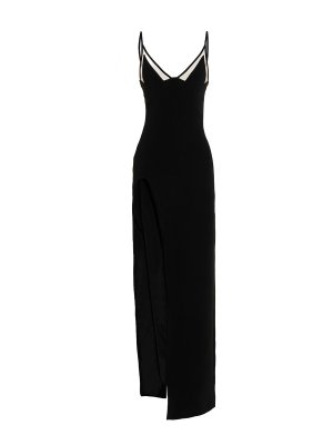 ワンピース Oseree SS23 Feather silk dressing gown (OFV121 BLACK) Oseree Feather Silk Dressing Gown | italist
