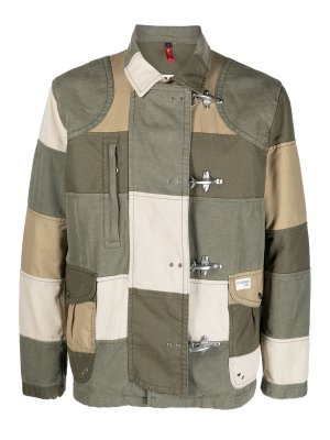 FAY: casual jackets - Patchwork shirt jacket