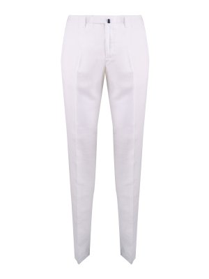 INCOTEX: casual trousers - Straight leg trousers