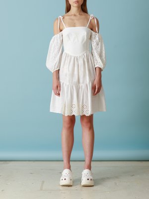 CAVIA: knee length dresses - Milva lace dress