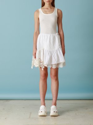 CAVIA: mini skirts - Berta lace mini skirt