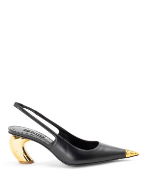 サンダル・ミュール LANVIN SS23 'Swing Back' slingbacks (FWBASS06RASOP23 10) Lanvin Swing back slingbacks - Black - Women | FWBASS06RASOP2310