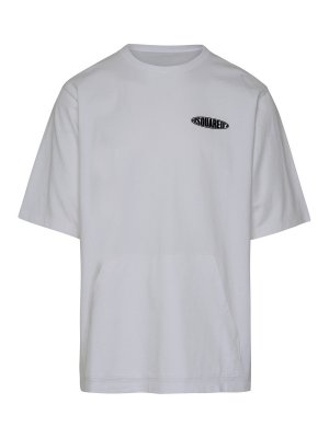 Tシャツ・カットソー ERMENEGILDO ZEGNA Men T Shirts RE7364 A777 N01 WHITE ZEGNA WHITE #USETHEEXISTING™ COTTON T-SHIRT | REVERSIBLE