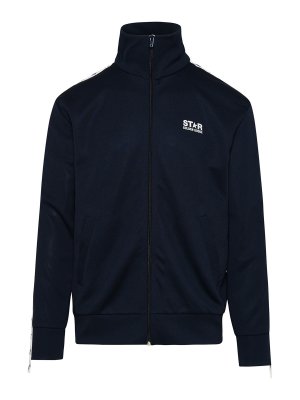 GOLDEN GOOSE: Sweatshirts & Sweaters - Denis blue sweatshirt