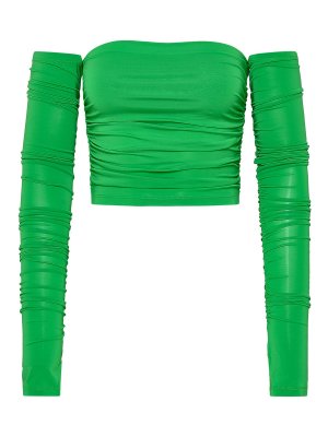 THE ANDAMANE: Tops & Tank tops - Linda top in green viscose blend