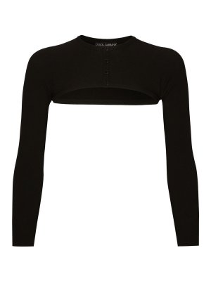 DOLCE & GABBANA: Cárdigans - Cárdigan - Negro