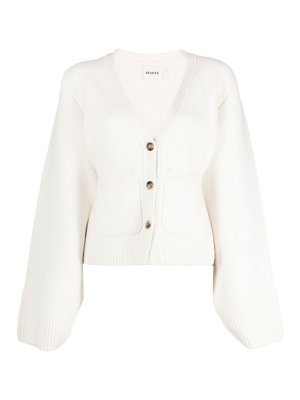 KHAITE: Cárdigans - Cárdigan - Blanco