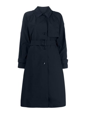 Liu Jo Blue Trench With Frontal - Blue - Women