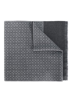 SALVATORE FERRAGAMO: スカーフ - スカーフ - グレー