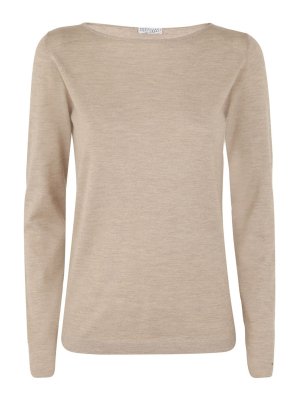 BRUNELLO CUCINELLI: long coats - Long sleeved boat neck