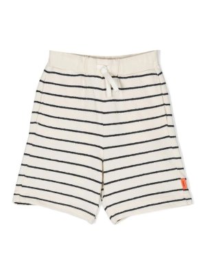 ASPESI: Sweatshirts & Sweaters - Striped sweat shorts