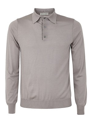 FILIPPO DE LAURENTIIS: ポロシャツ - ロングスリーブポロ - ブラウン