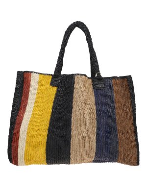GABRIELE FRANTZEN: totes bags - Raffia tote bag