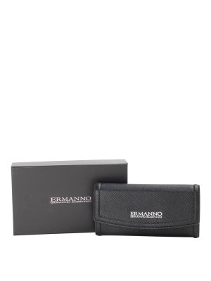 VIP【関税送料無料】希少 EMPORIO ARMANI WALLET Emporio Armani Faux leather wallet - Black - Men