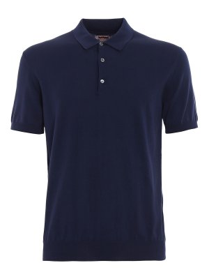 Tom Ford Logo embroidery polo shirt - Blue