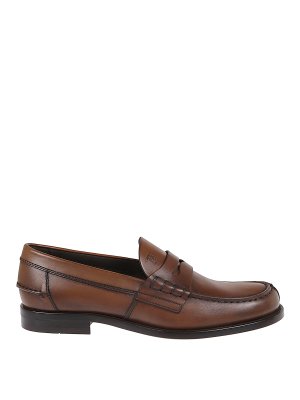TOD'S: Mocassins & Chaussures bateau - Mocassins - Marron